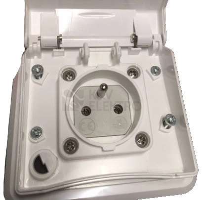 Obrázek produktu Vestavná zásuvka PCE 230V 16A IP44 bílá 883108V 1