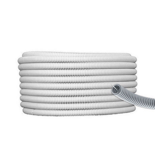 Husí krk trubka Malpro OT32020/25P 20mm (25m) se strunou, šedá