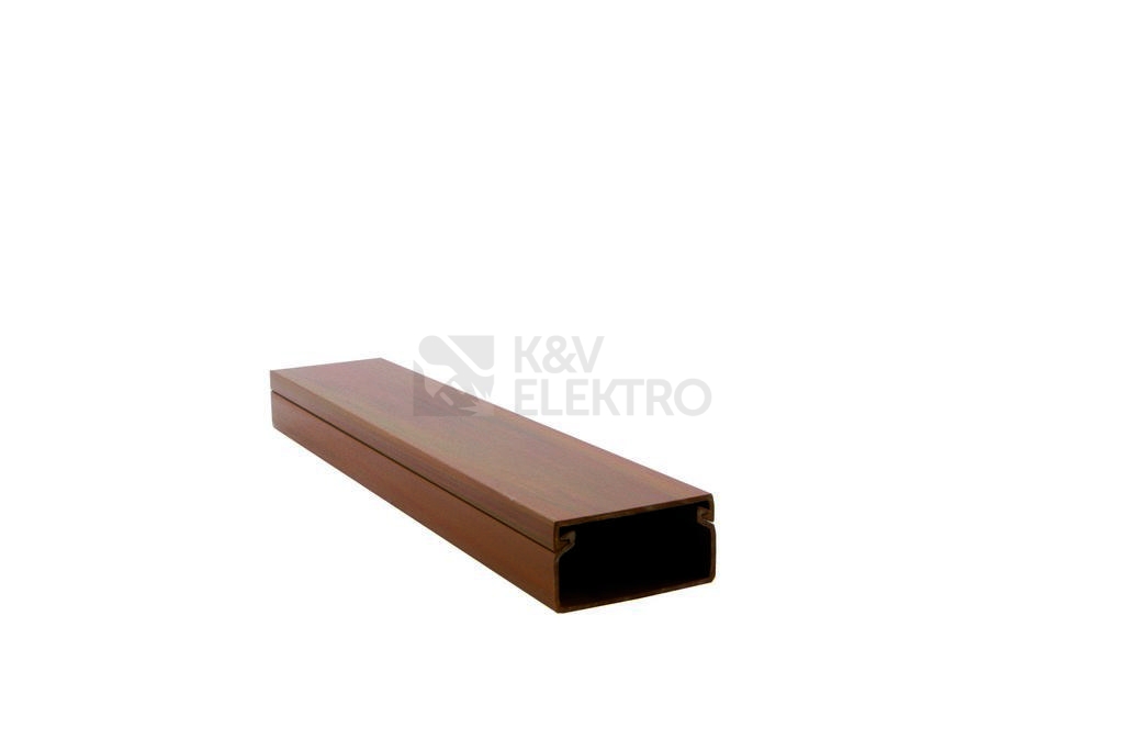 Obrázek produktu  Lišta na kabely Malpro EILM 70x40 2m imitace dřeva tmavá D1006-8835K 0