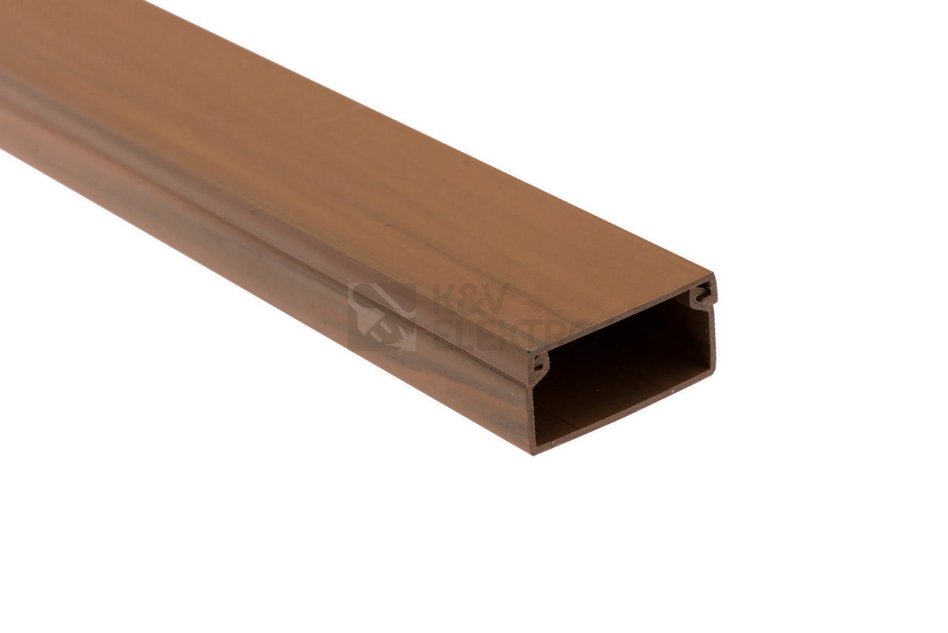Obrázek produktu Lišta na kabely Malpro D1004-8835K EILM 40x20 2m imitace dřeva tmavá 0