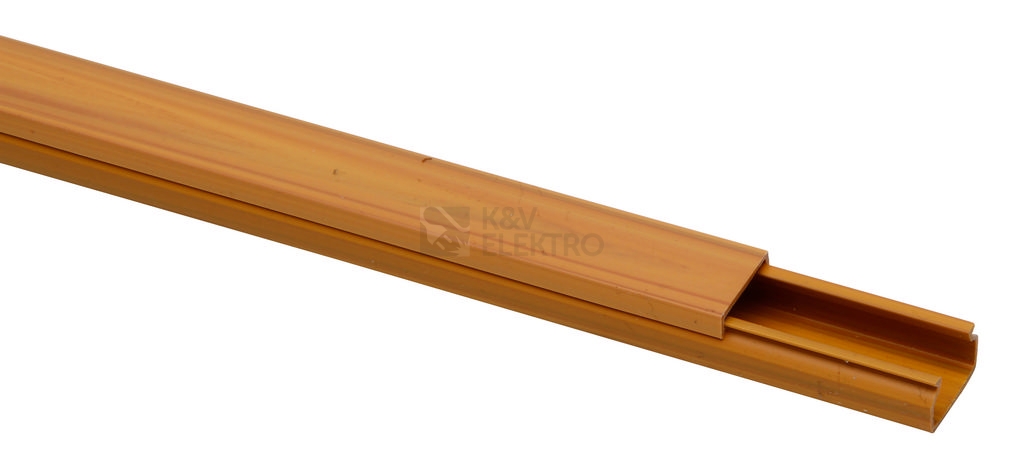 Obrázek produktu Lišta na kabely Malpro D1001-8802K EILM 15x10 2m imitace dřeva světlá 0