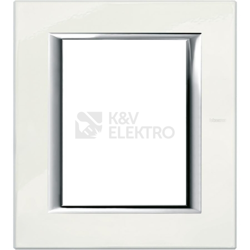 Bticino Axolute rámeček 3+3 bílá LIMOGES HA4826BG