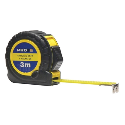 Metr svinovací 10m stopka s magnetem