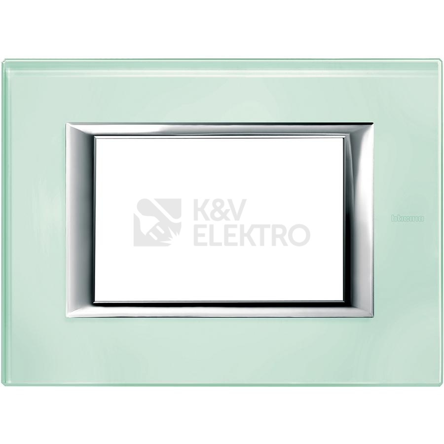 Obrázek produktu Bticino Axolute rámeček 3x1modul sklo křišťál HA4803VKA 0