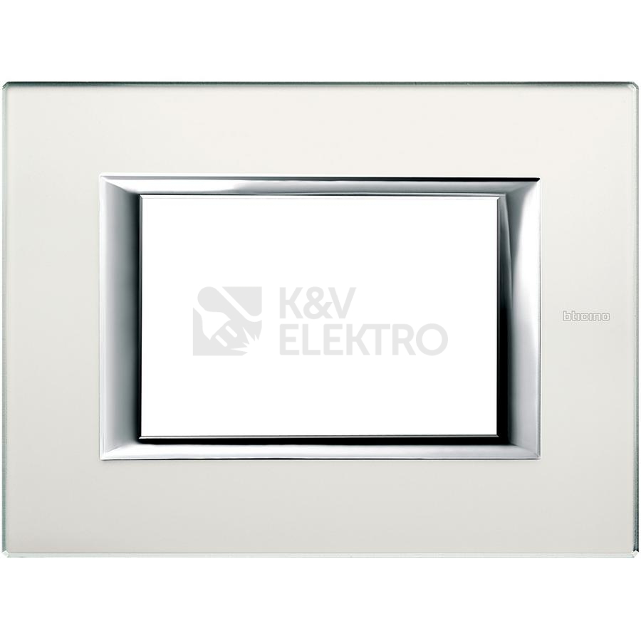 Obrázek produktu Bticino Axolute rámeček 3x1modul matné sklo HA4803VSA 0