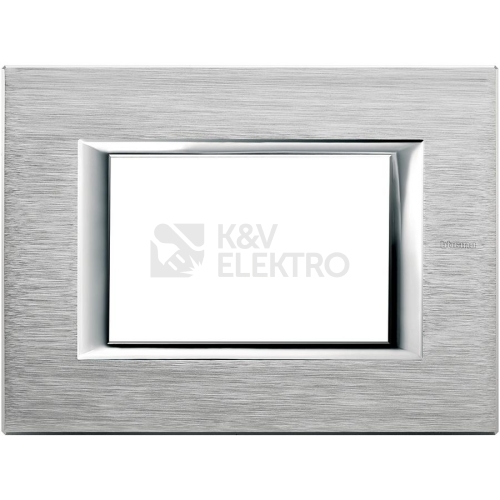 Bticino Axolute rámeček 3x1modul broušený chrom HA4803CR