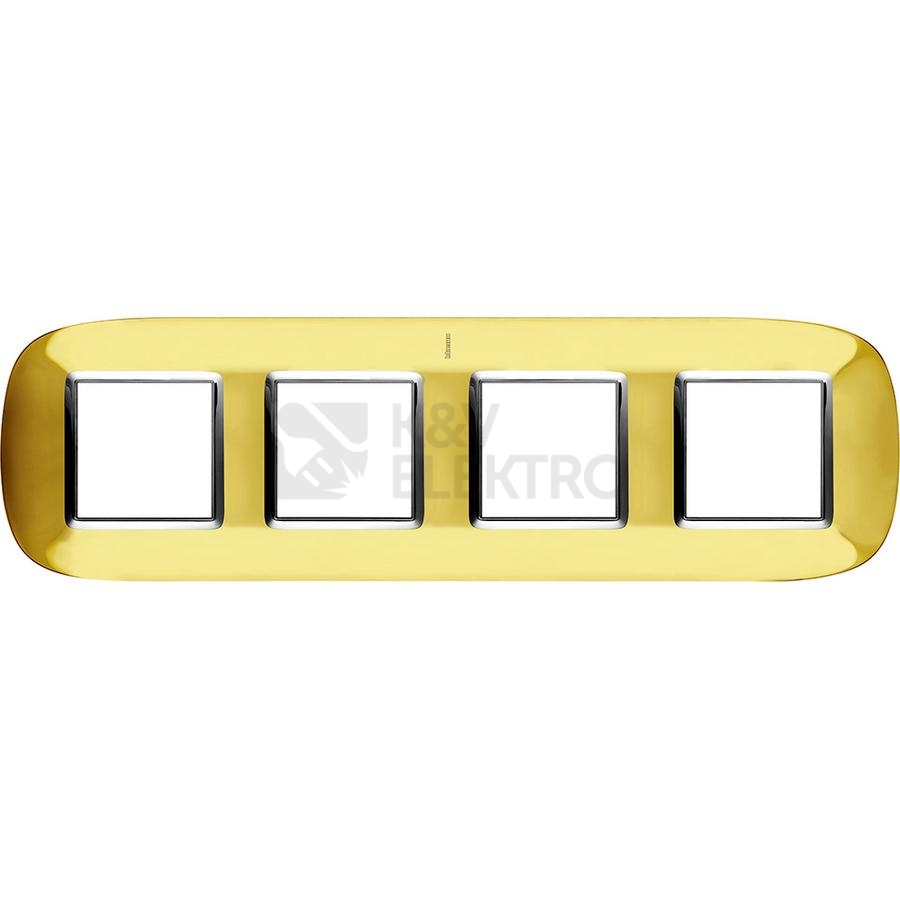 Obrázek produktu Bticino Axolute rámeček 4x2moduly lesklé zlato HB4802/4OR 0