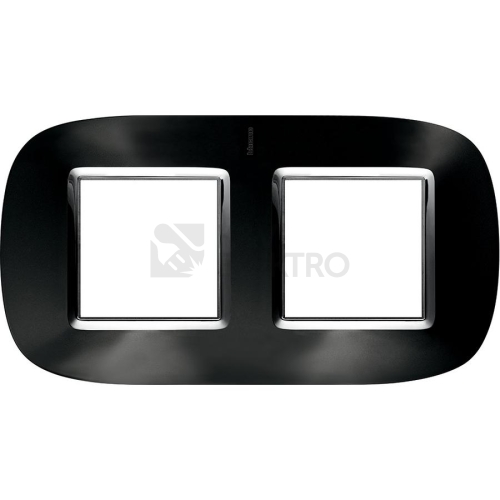 Bticino Axolute rámeček 2x2moduly antracit HB4802/2XS