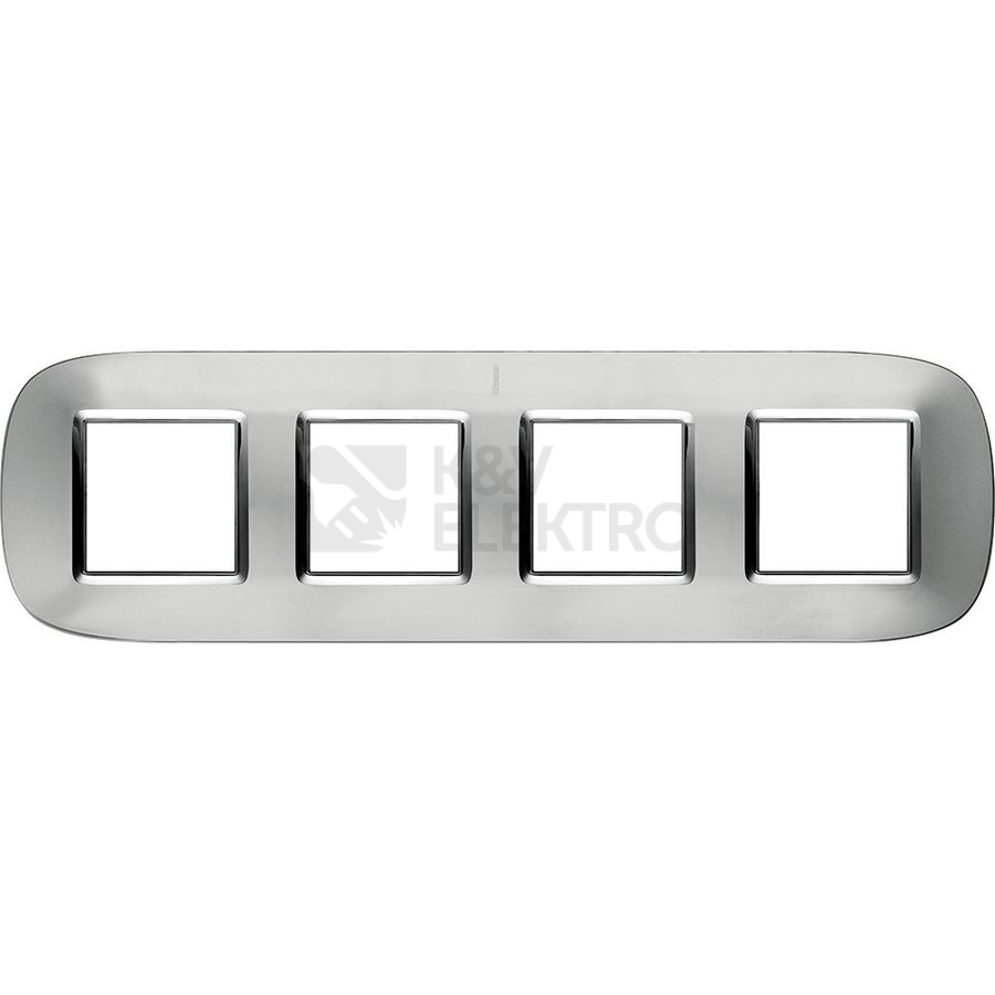 Obrázek produktu Bticino Axolute rámeček 4x2moduly hliník HB4802/4XC 0