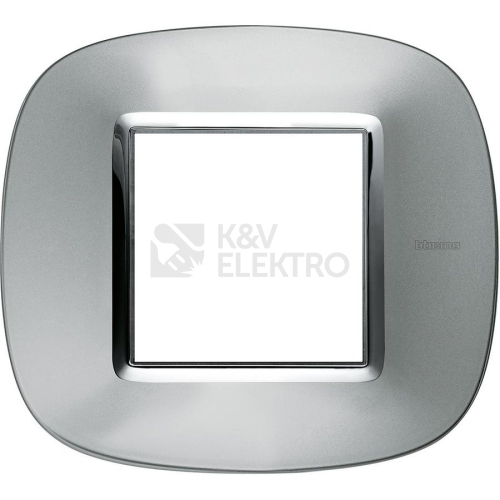 Bticino Axolute rámeček 2moduly hliník HB4802XC