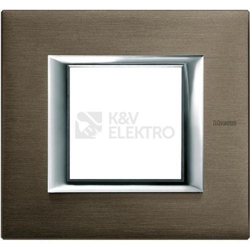 Bticino Axolute rámeček 2moduly bronz HA4802BR