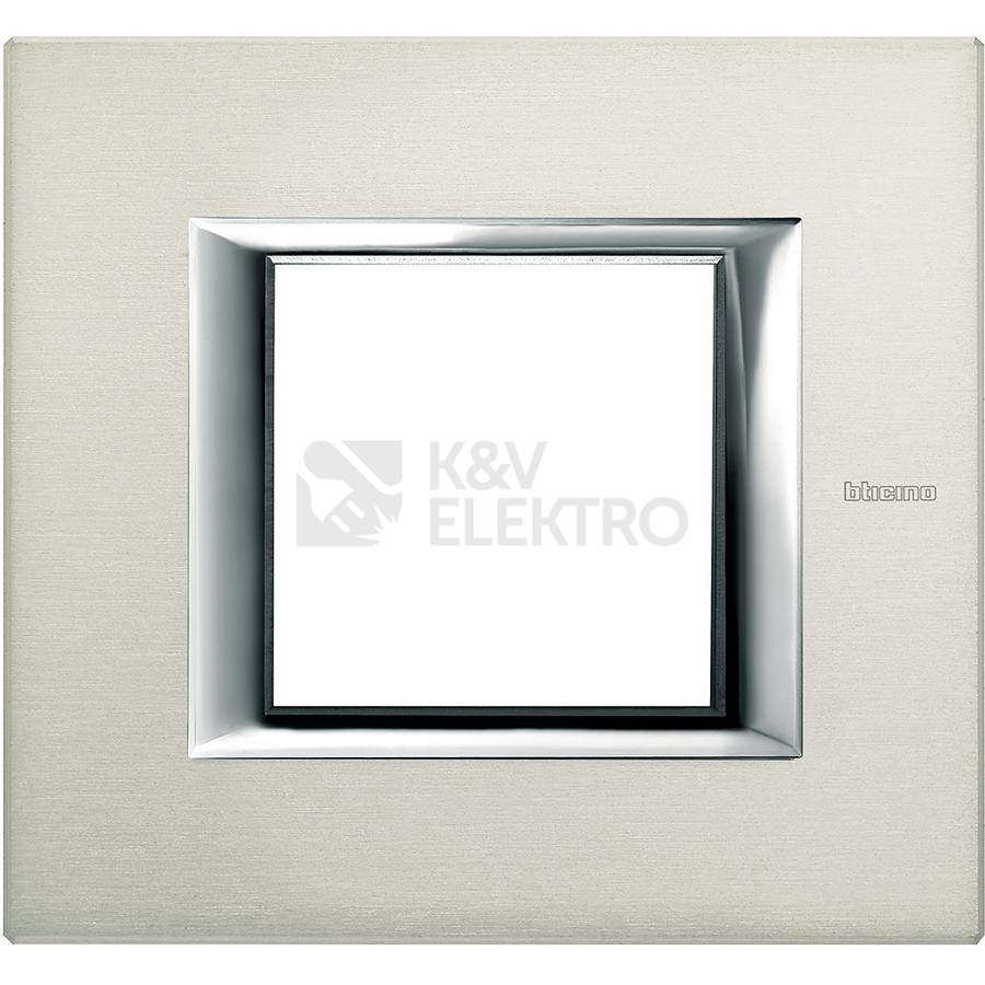 Obrázek produktu Bticino Axolute rámeček 2moduly hliník HA4802XC 0