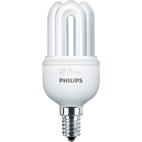 Úsporná žárovka Philips GENIE 8W 865 CDL E14 230-240V studená bílá 6500K