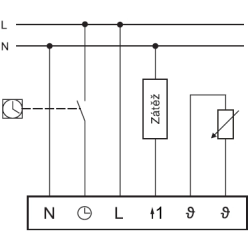 ABB podlahový termostat 1032-0-0498 (1095 UF-507) 2CKA001032A0498 (obrázek 3)