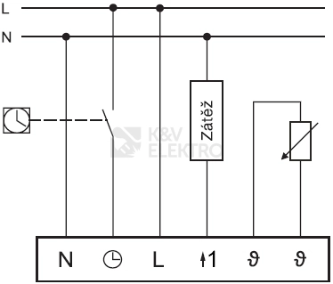 Obrázek produktu ABB podlahový termostat 1032-0-0498 (1095 UF-507) 2CKA001032A0498 1