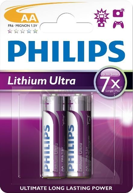 Obrázek produktu BATERIE ULTRA LITHIUM AA FR6LB2A/10 0