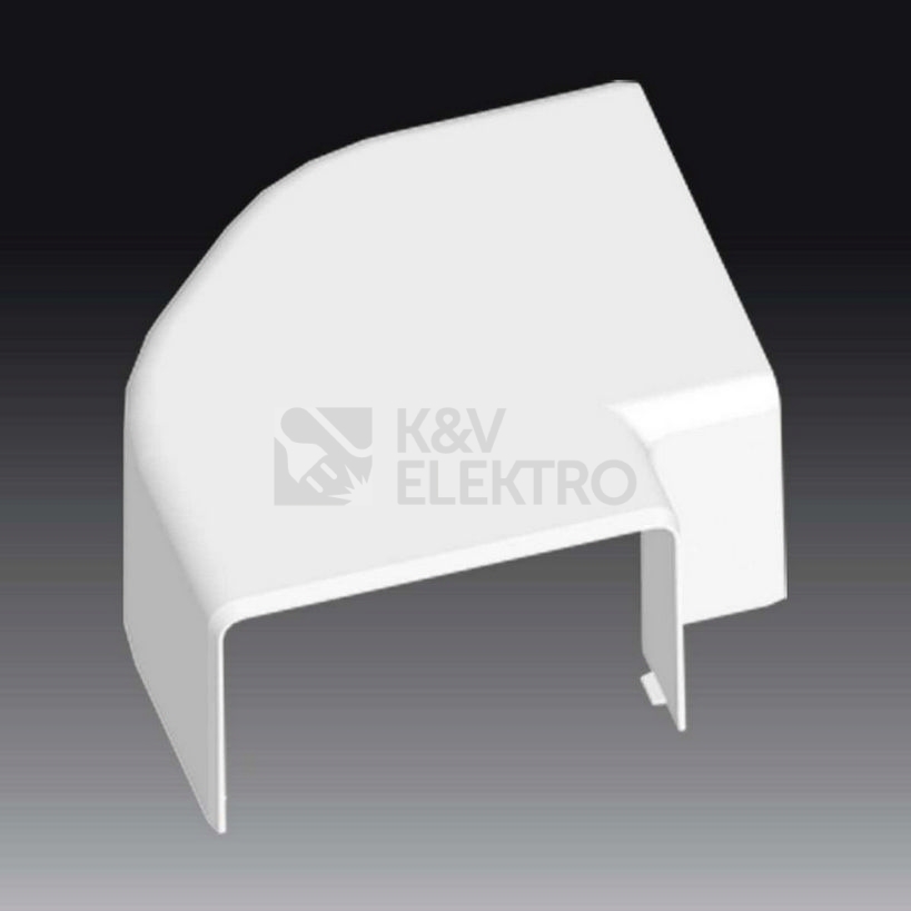 Obrázek produktu Kryt KOPOS PK 90x55 roh ohybový 8403 HB bílá 0