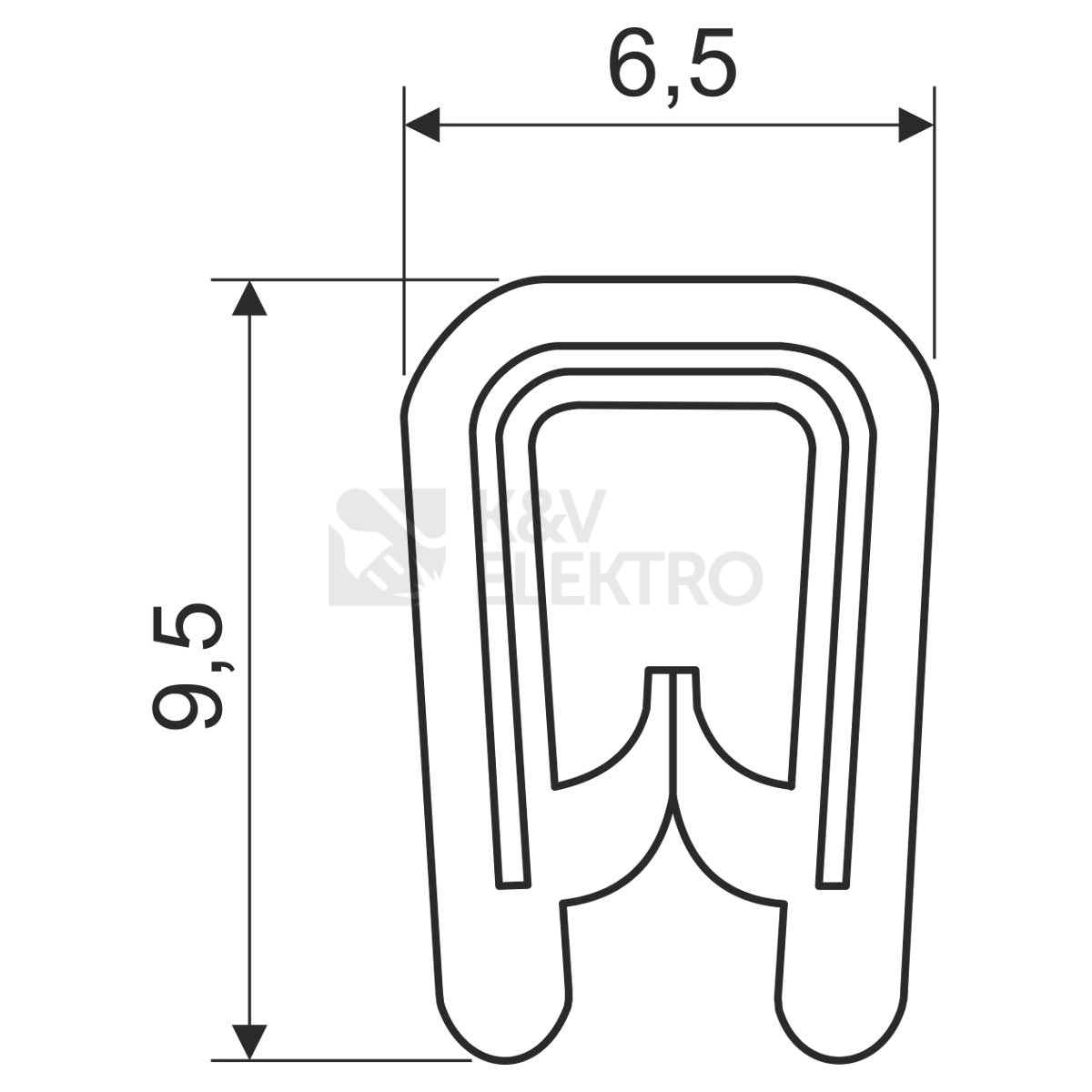 Obrázek produktu Chránička hran lemovka KOPOS NCH XX 5mm černá (10m) 3