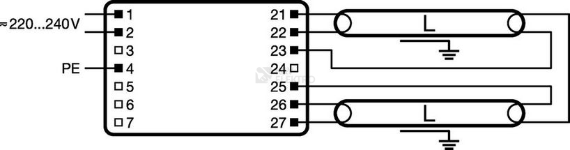 Obrázek produktu Elektronický předřadník OSRAM QT-FQ 2X80 /825564/ 2