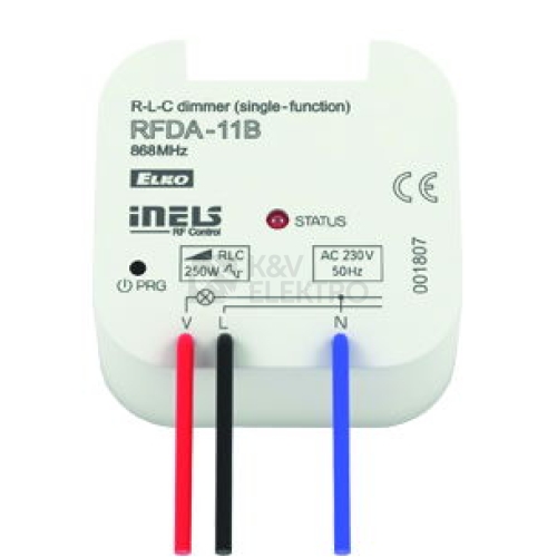  Stmívací RF aktor Elko EP RFDA-11B/230V R,L,C zátěž