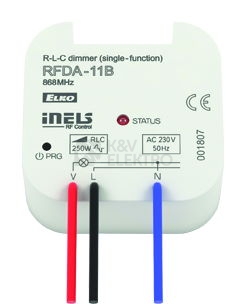 Obrázek produktu  Stmívací RF aktor Elko EP RFDA-11B/230V R,L,C zátěž 0