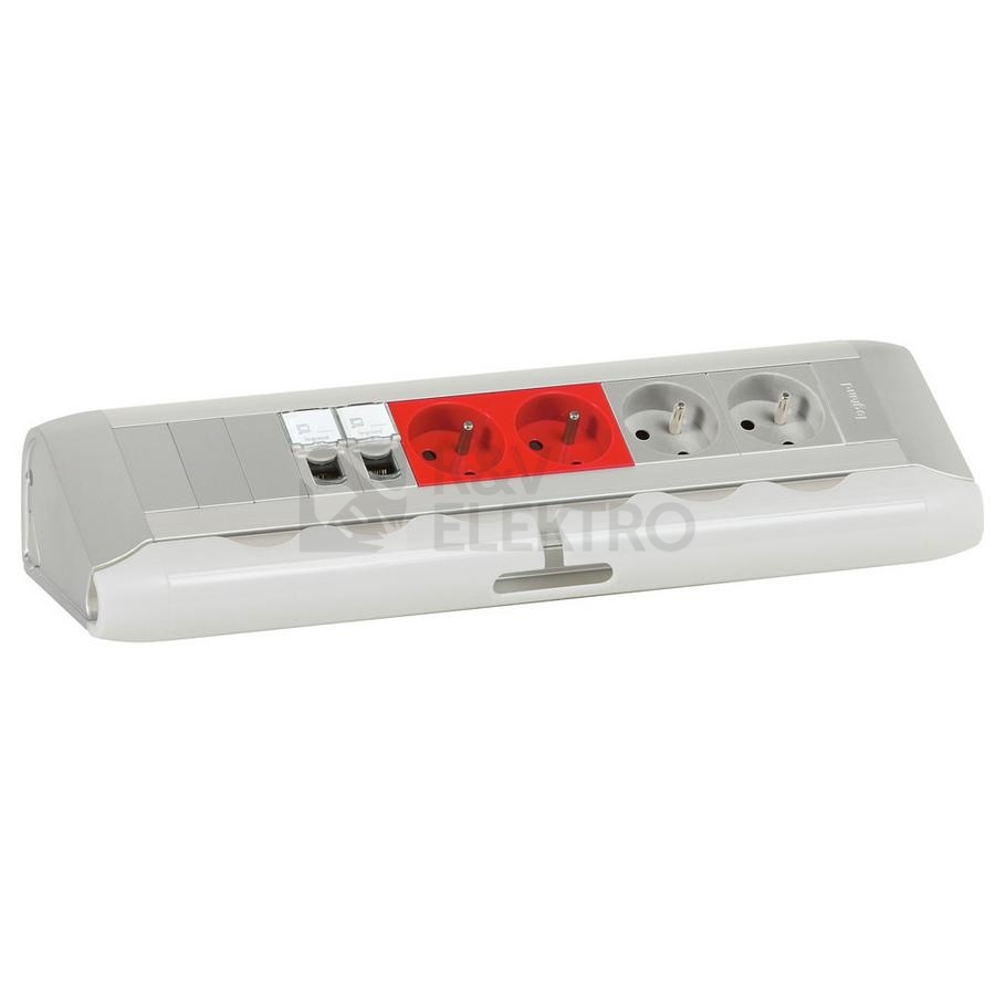 Obrázek produktu Legrand blok zásuvkový stolní 4x230V, 2xRJ45 53553 0