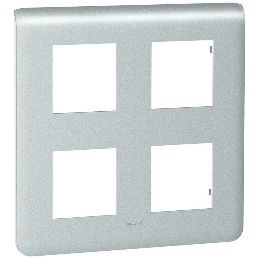Legrand Mosaic rámeček 2x2x2M hliník 79038