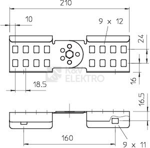 Obrázek produktu Kloubová spojka OBO LGVG 60 FT 6208944 1