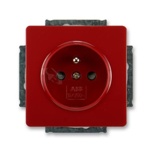 ABB Swing zásuvka karmínová (RAL 3003) 5518G-A02359 R1