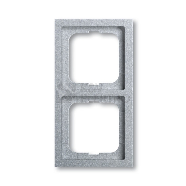 Obrázek produktu ABB Future Linear dvojrámeček hliníková stříbrná 1754-0-4302 (1722-183K) 2CKA001754A4302 0