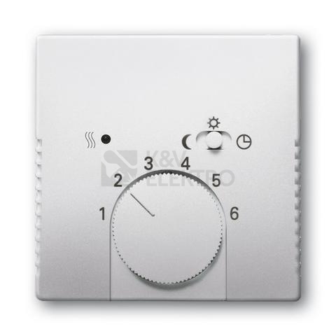 Obrázek produktu ABB Future Linear kryt termostatu ušlechtilá ocel 1710-0-3756 (1795-866) 2CKA001710A3756 0