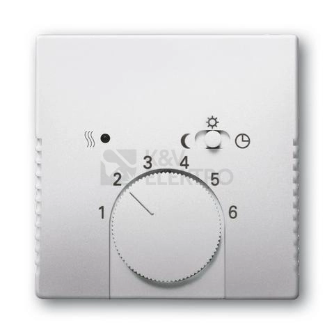 Obrázek produktu ABB Future Linear kryt termostatu ušlechtilá ocel 1710-0-3756 (1795-866) 2CKA001710A3756 0