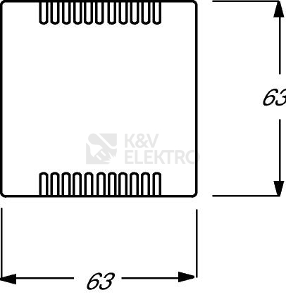 Obrázek produktu ABB kryt stmívacího výkonového modulu antracitová 2CKA006599A2882 Future Linear, Busch-axcent 6541-81 (6599-0-2882) 1