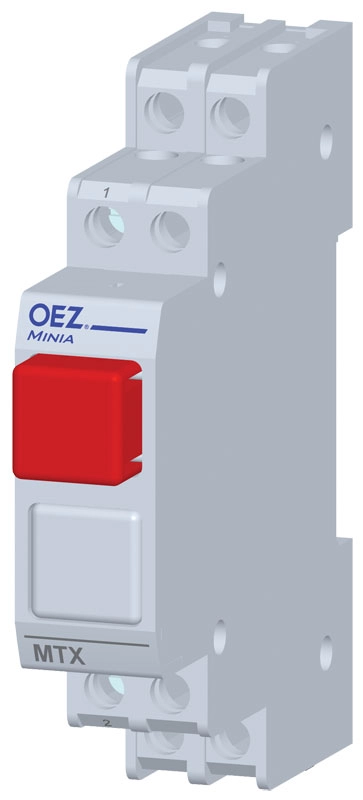 Tlačítko ovládací OEZ MTX-22-TC červená 25A