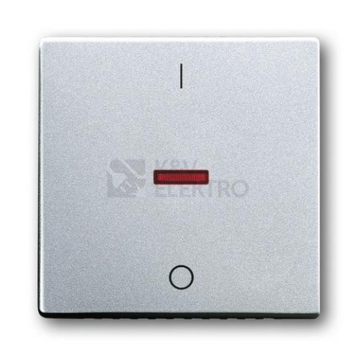 ABB kryt vypínače hliníková stříbrná 2CKA001751A2954 Future Linear, Busch-axcent 1788-83 (1751-0-2954)