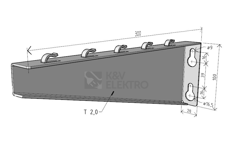 Obrázek produktu Nosník Arkys Merkur 2 NZM 300 ŽZ ARK-225030 1