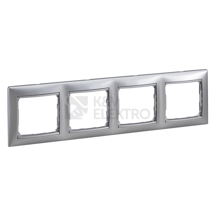 Obrázek produktu Legrand Valena čtyřrámeček hliník 770154 0