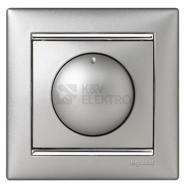 Obrázek produktu Legrand Valena stmívač otočný 40-400W metalíza/stříbrná 770261 0