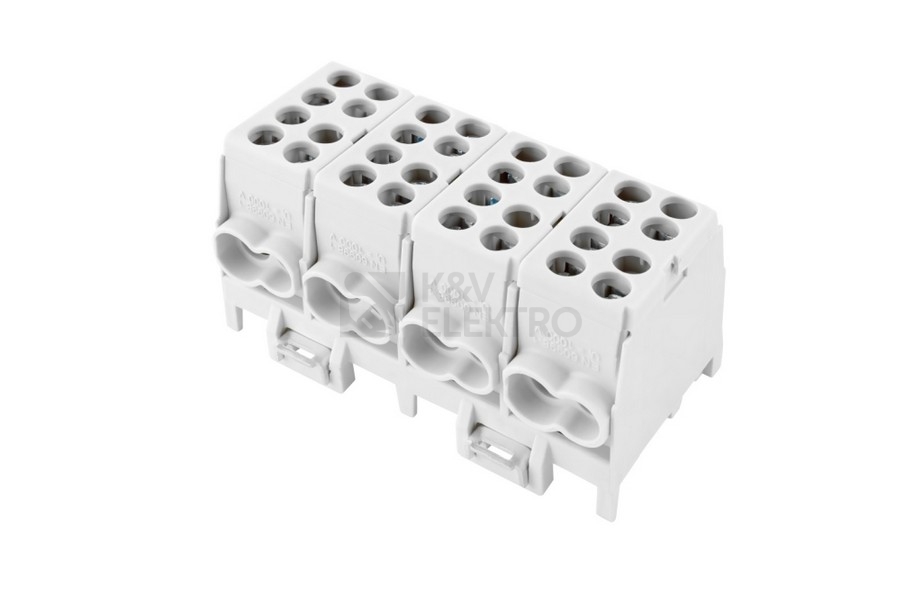 Obrázek produktu Svorkovnice rozbočovací HLAK 25-4/8 GR-S šedá 1000091 0