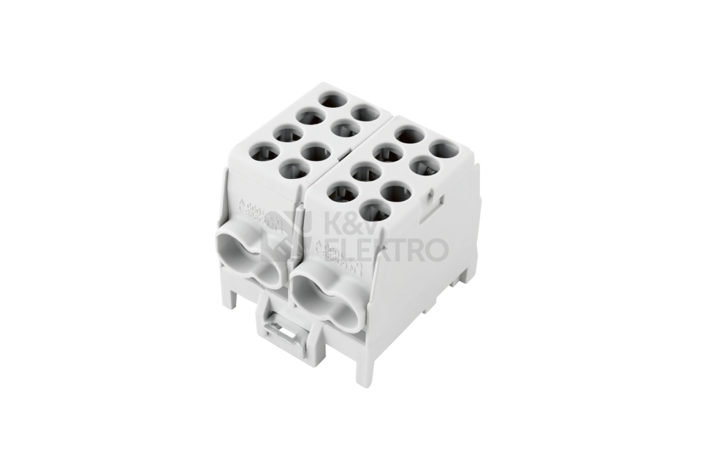 Obrázek produktu Svorkovnice rozbočovací HLAK 25 2/4 S šedá 1000284 0