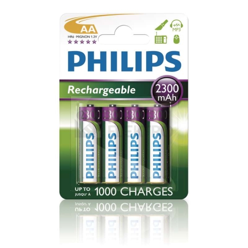 BATERIE PHILIPS NABIJECI NIMH AA 2300 mA
