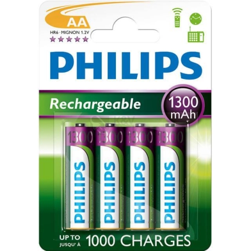 BATERIE PHILIPS NABIJECI NIMH AA 1300mAh