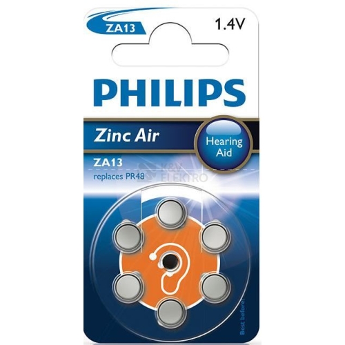BATERIE ZINC AIR ZA13B6A/10