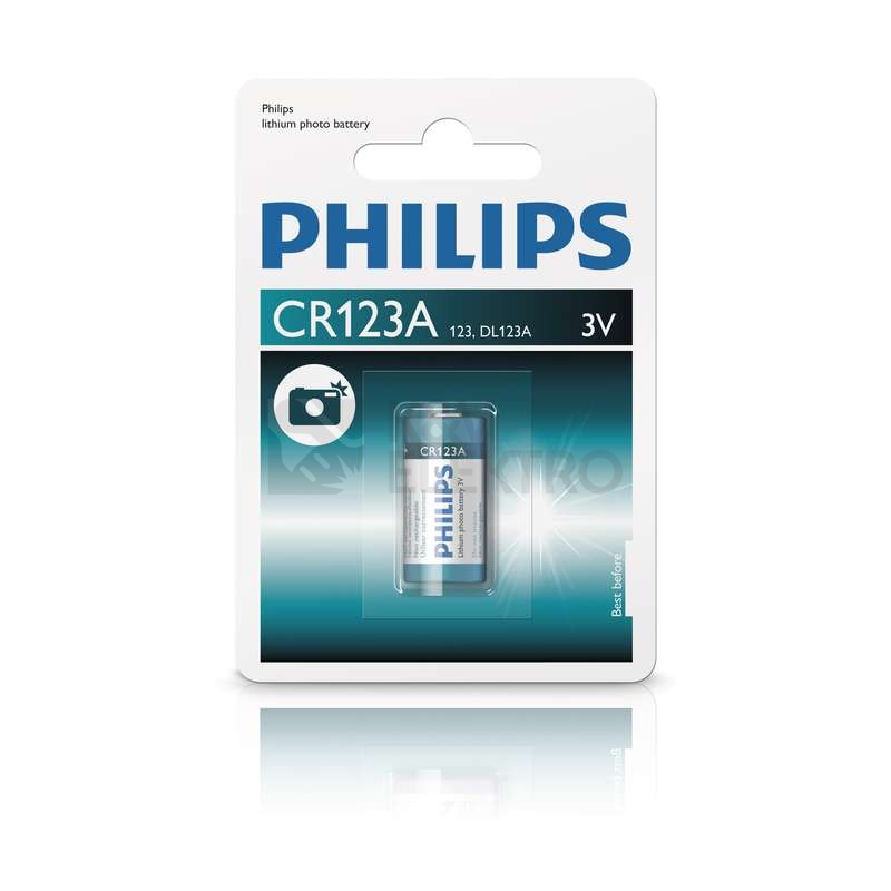 Obrázek produktu Baterie do fotoaparátu Philips CR123A /01B lithiová 0
