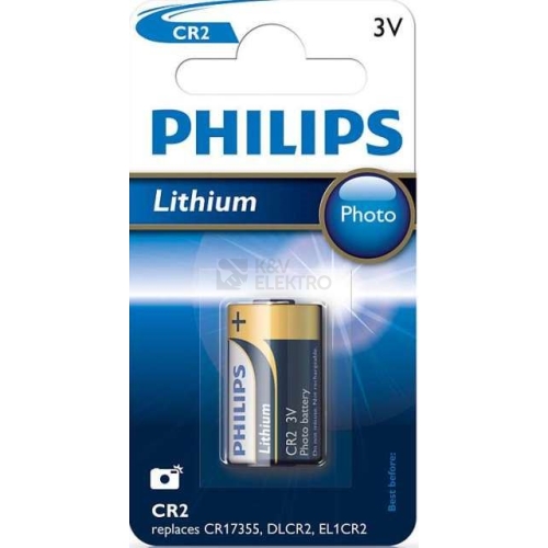 Baterie do fotoaparátu Philips CR2 /01B lithiová