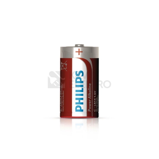 Obrázek produktu Baterie C Philips Power Alkaline LR14 P2B/10 alkalické (blistr 2ks) 1