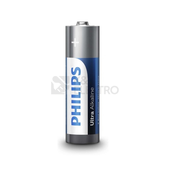 Obrázek produktu Tužkové baterie AA Philips Ultra Alkaline LR6 E4B alkalické (blistr 4ks) 1