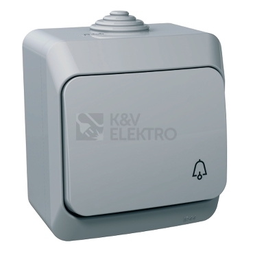 Obrázek produktu Schneider Electric Cedar Plus zvonkové tlačítko symbol zvonek šedá WDE000612 0