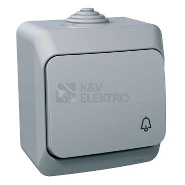 Obrázek produktu Schneider Electric Cedar Plus zvonkové tlačítko symbol zvonek šedá WDE000612 0