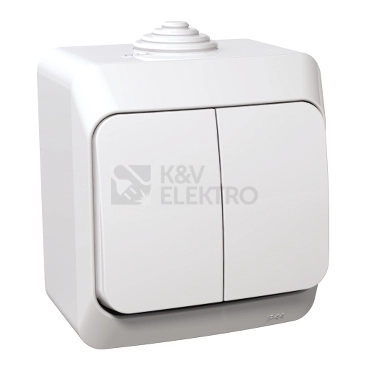 Obrázek produktu Schneider Electric Cedar Plus vypínač č.7 s orientační doutnavkou bílá WDE000571 0